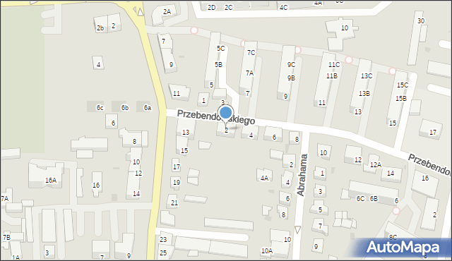 Puck, Przebendowskiego, 2, mapa Puck