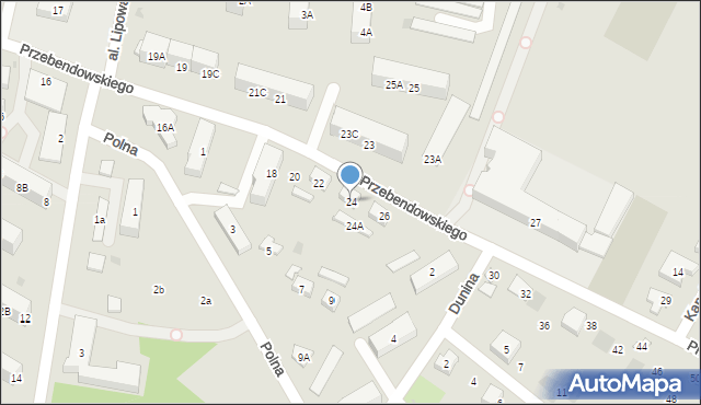 Puck, Przebendowskiego, 24, mapa Puck