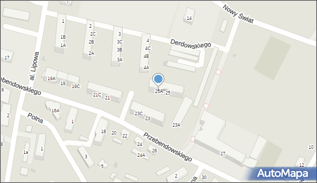 Puck, Przebendowskiego, 25A, mapa Puck