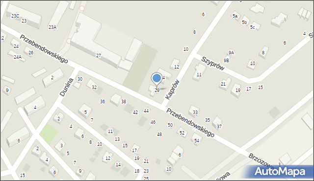 Puck, Przebendowskiego, 29, mapa Puck