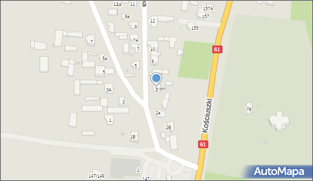 Pułtusk, Przemiarowska, 2, mapa Pułtusk