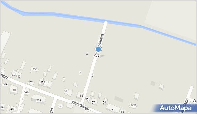 Raciąż, Przemysłowa, 5, mapa Raciąż