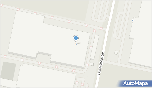 Radomsko, Przedsiębiorców, 5, mapa Radomsko