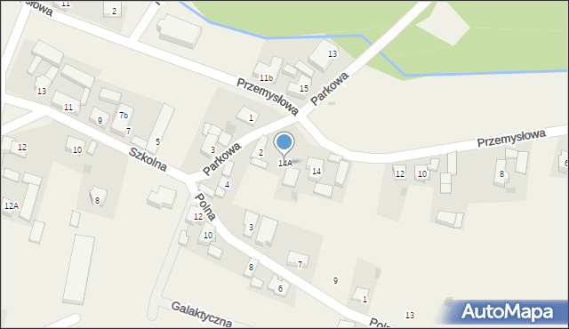 Radwanice, Przemysłowa, 14A, mapa Radwanice