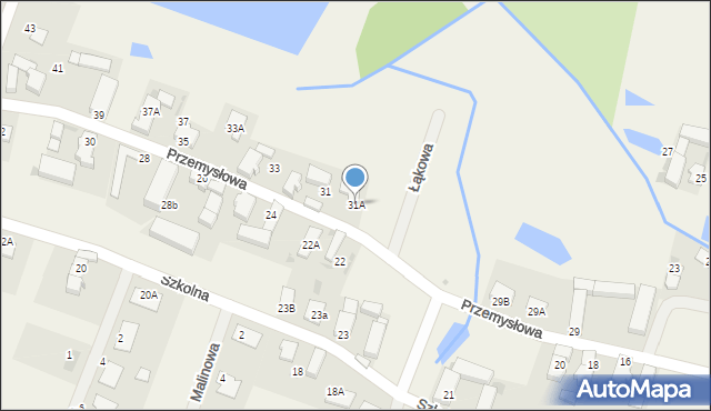 Radwanice, Przemysłowa, 31A, mapa Radwanice