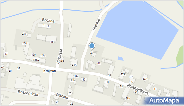 Radwanice, Przemysłowa, 43, mapa Radwanice