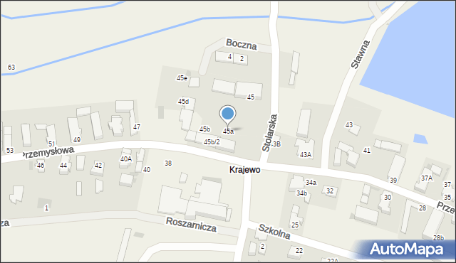 Radwanice, Przemysłowa, 45a, mapa Radwanice