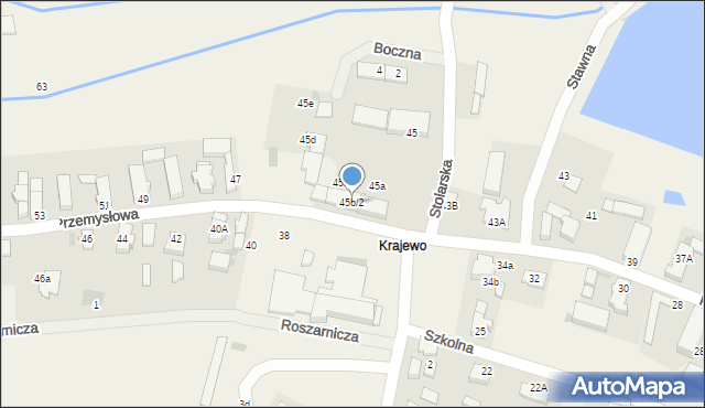 Radwanice, Przemysłowa, 45b/2, mapa Radwanice