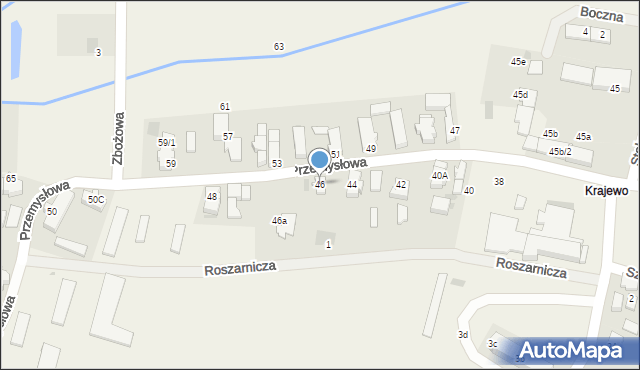 Radwanice, Przemysłowa, 46, mapa Radwanice