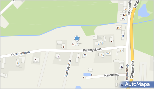Radwanice, Przemysłowa, 7, mapa Radwanice