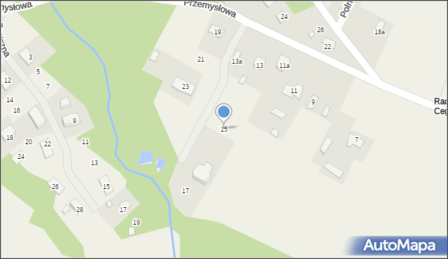 Radziejowice, Przemysłowa, 15, mapa Radziejowice
