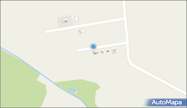 Radziszów, Prosta, 53a, mapa Radziszów