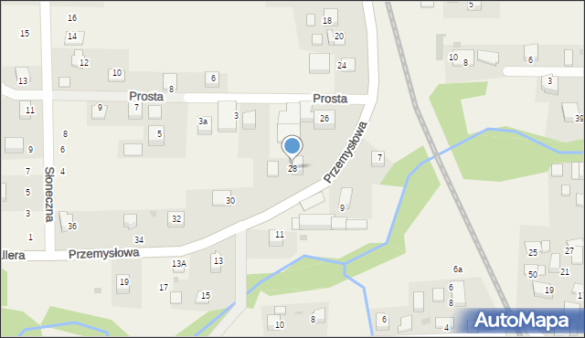 Radziszów, Przemysłowa, 28, mapa Radziszów