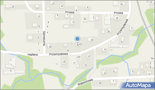 Radziszów, Przemysłowa, 32, mapa Radziszów