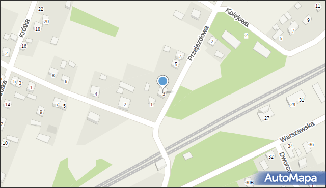 Radziwiłłów, Przejazdowa, 3, mapa Radziwiłłów