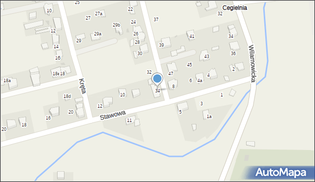 Rajsko, Prosta, 34, mapa Rajsko