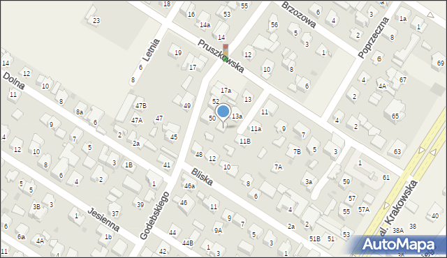 Raszyn, Pruszkowska, 13b, mapa Raszyn