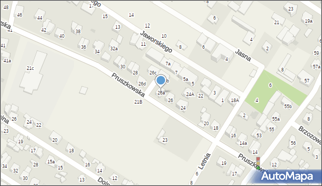 Raszyn, Pruszkowska, 26a, mapa Raszyn