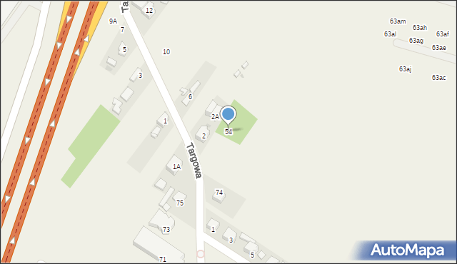Raszyn, Pruszkowska, 54, mapa Raszyn
