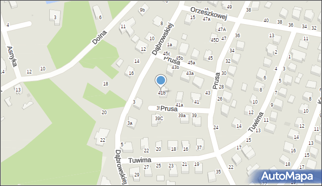 Rawa Mazowiecka, Prusa, 41b, mapa Rawa Mazowiecka