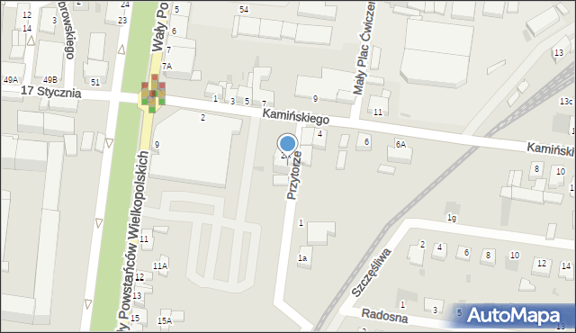 Rawicz, Przytorze, 2, mapa Rawicz