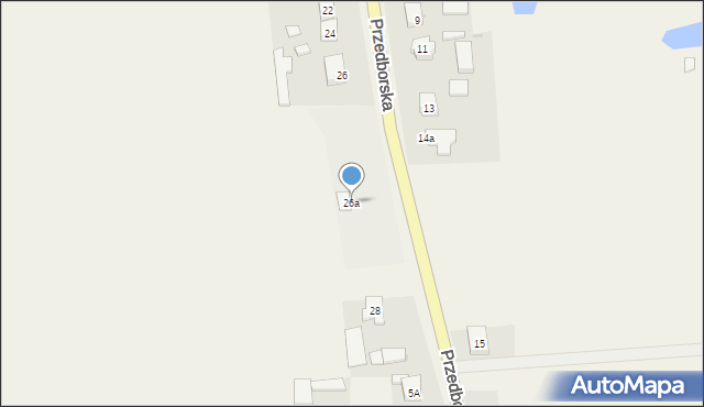 Ręczno, Przedborska, 26a, mapa Ręczno