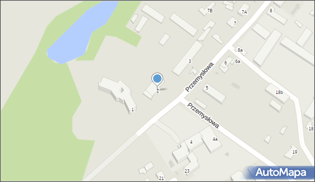 Rejowiec, Przemysłowa, 2, mapa Rejowiec