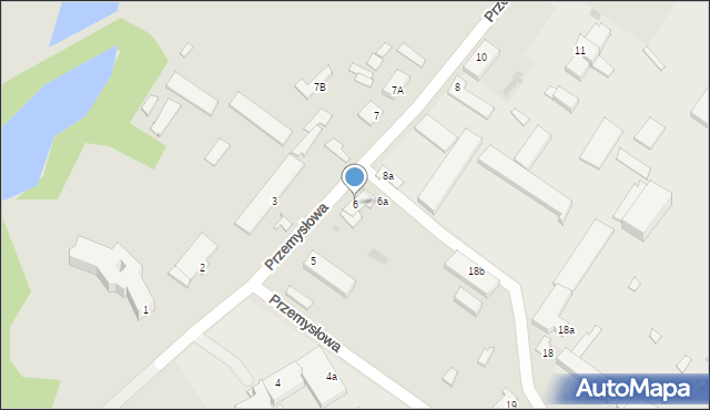 Rejowiec, Przemysłowa, 6, mapa Rejowiec