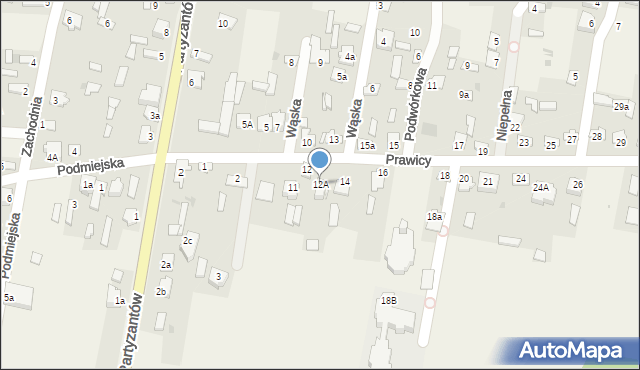 Rogów, Prawicy Marcelego, ks., 12A, mapa Rogów