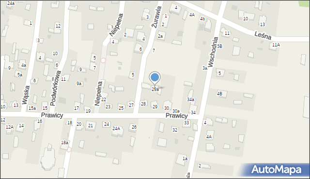 Rogów, Prawicy Marcelego, ks., 29a, mapa Rogów