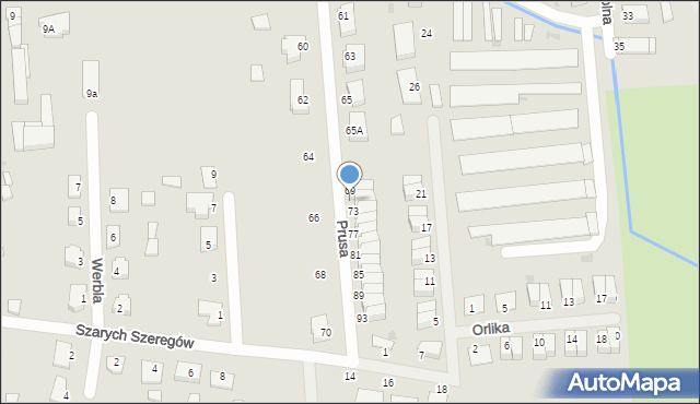 Rogoźno, Prusa, 71, mapa Rogoźno