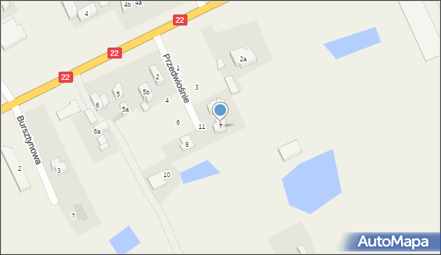 Rokocin, Przedwiośnie, 7, mapa Rokocin