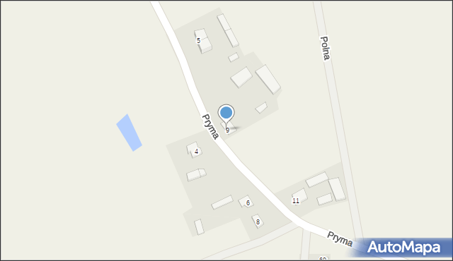 Rossosz, Pryma, 9, mapa Rossosz