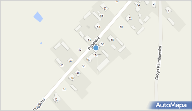 Roszczep, Przyjaźni, 54, mapa Roszczep