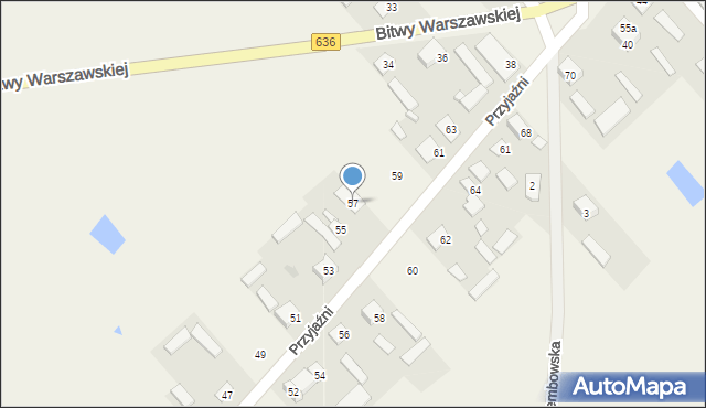 Roszczep, Przyjaźni, 57, mapa Roszczep