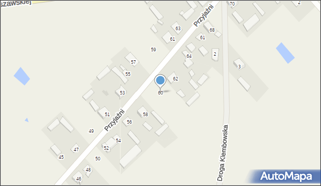 Roszczep, Przyjaźni, 60, mapa Roszczep