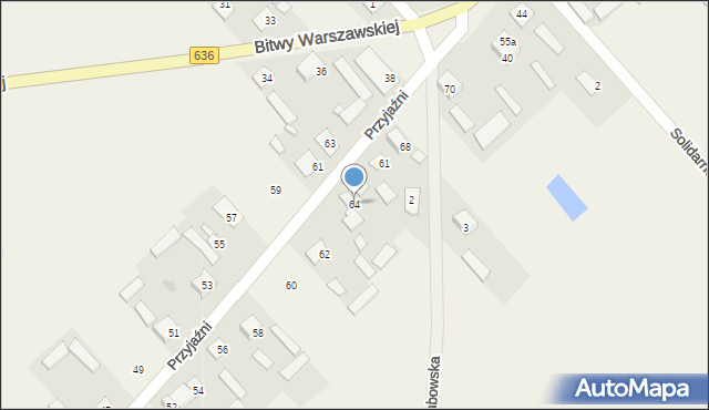 Roszczep, Przyjaźni, 64, mapa Roszczep