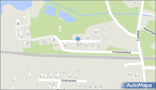 Ruda Śląska, Przemysłowa, 12, mapa Rudy Śląskiej