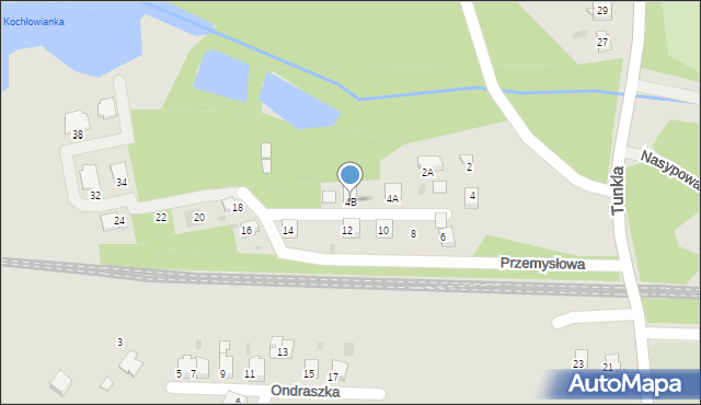 Ruda Śląska, Przemysłowa, 4B, mapa Rudy Śląskiej