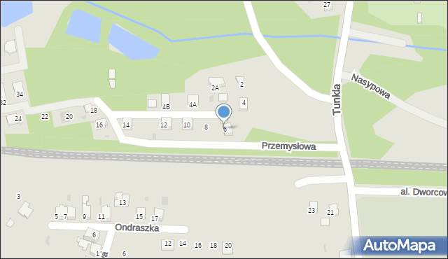 Ruda Śląska, Przemysłowa, 6, mapa Rudy Śląskiej