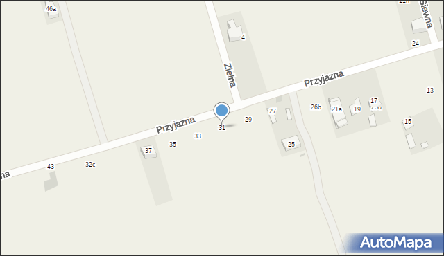 Rudka, Przyjazna, 31, mapa Rudka
