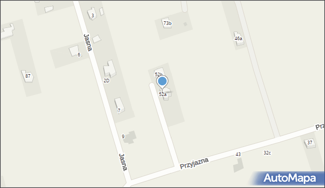 Rudka, Przyjazna, 52a, mapa Rudka