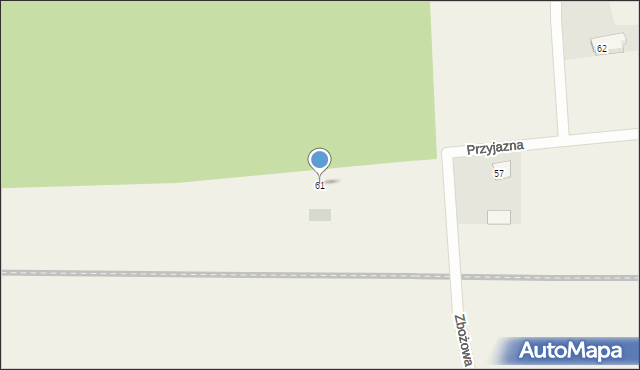 Rudka, Przyjazna, 61, mapa Rudka