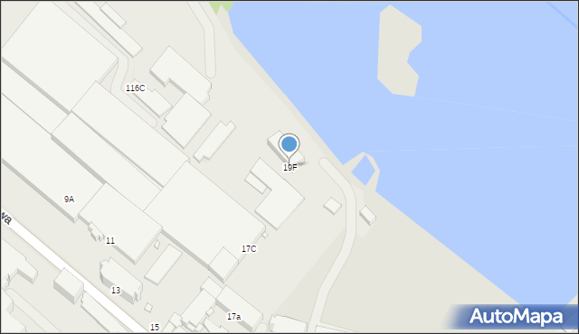 Rybnik, Przemysłowa, 19F, mapa Rybnika