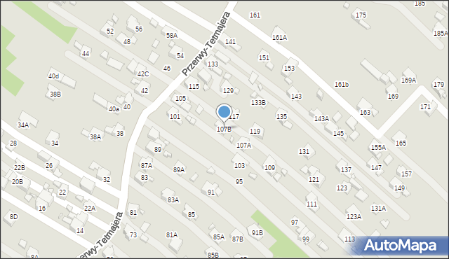 Rydułtowy, Przerwy-Tetmajera Kazimierza, 107B, mapa Rydułtowy