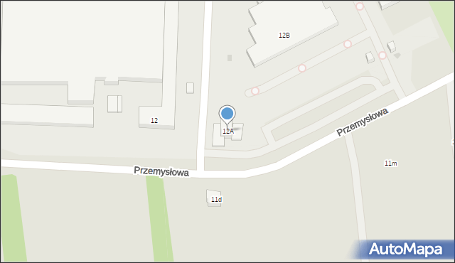 Ryki, Przemysłowa, 12A, mapa Ryki