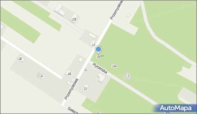 Rzakta, Przemysłowa, 19, mapa Rzakta