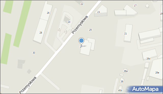Rzeszów, Przemysłowa, 27, mapa Rzeszów