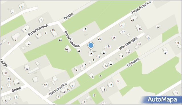 Sade Budy, Pruszkowska, 18, mapa Sade Budy