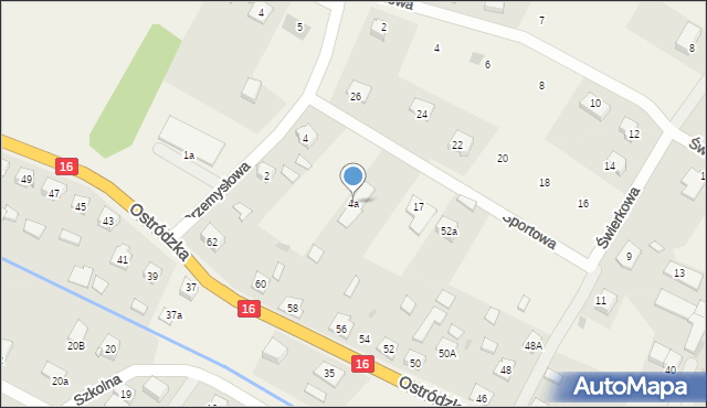 Samborowo, Przemysłowa, 4a, mapa Samborowo